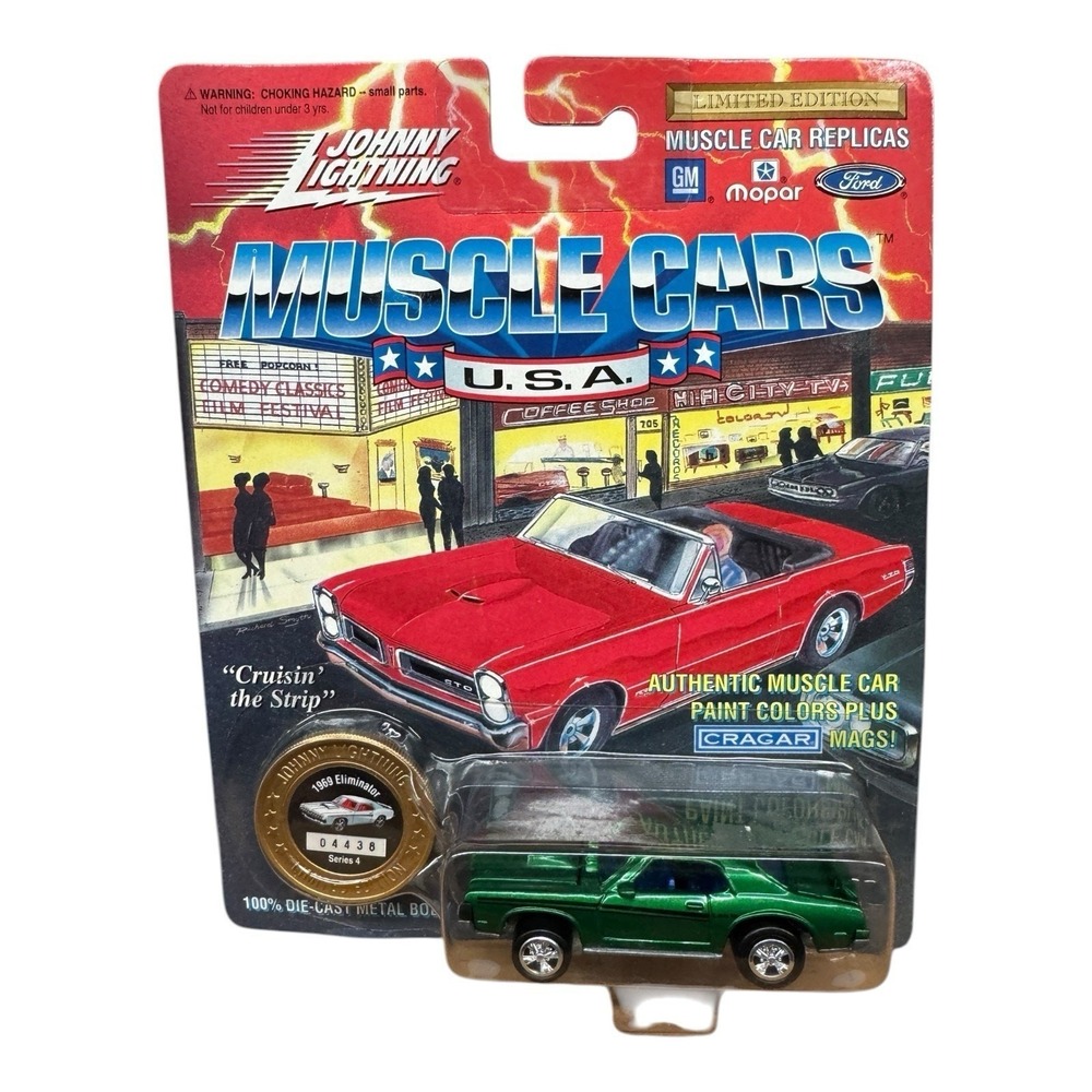 Johnny Lightning Muscle Cars USA 1969 Mercury Cougar Eliminator Series‎ 4 Green